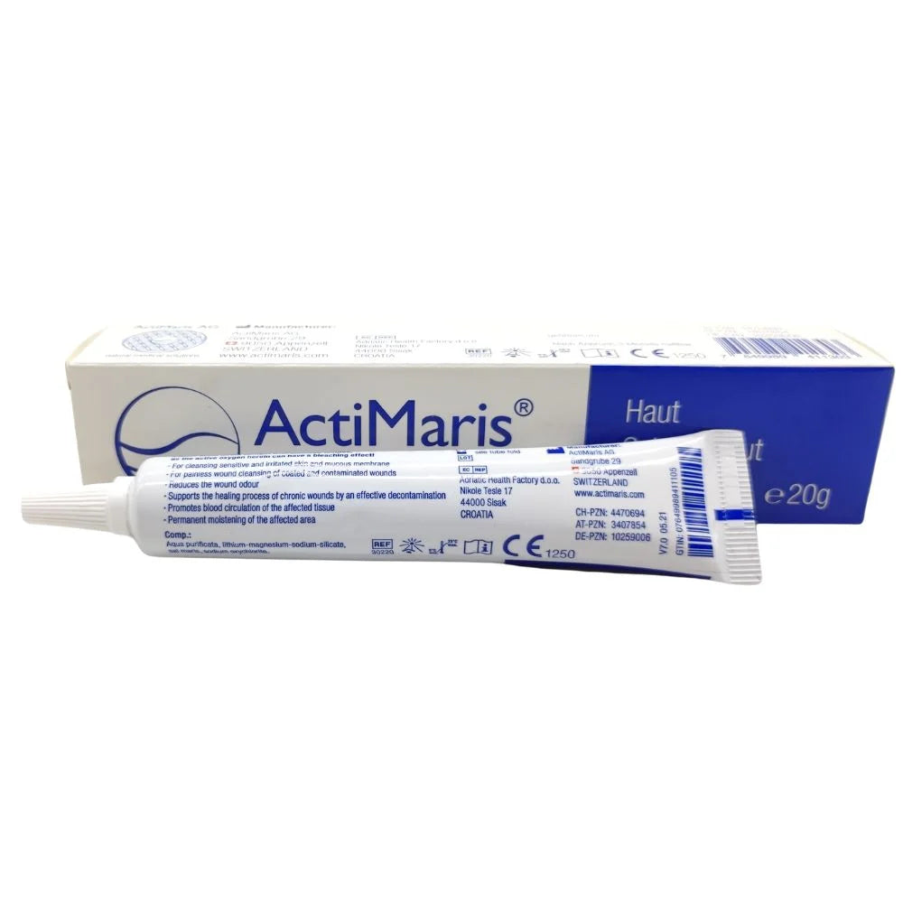 Tubo Actimaris Forte Gel 20g gel antimicrobiano para cicatrización de heridas