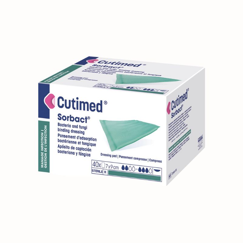 Cutimed Sorbact apósito DACC 10x10cm - Caja original con tecnología avanzada - BSN Medical