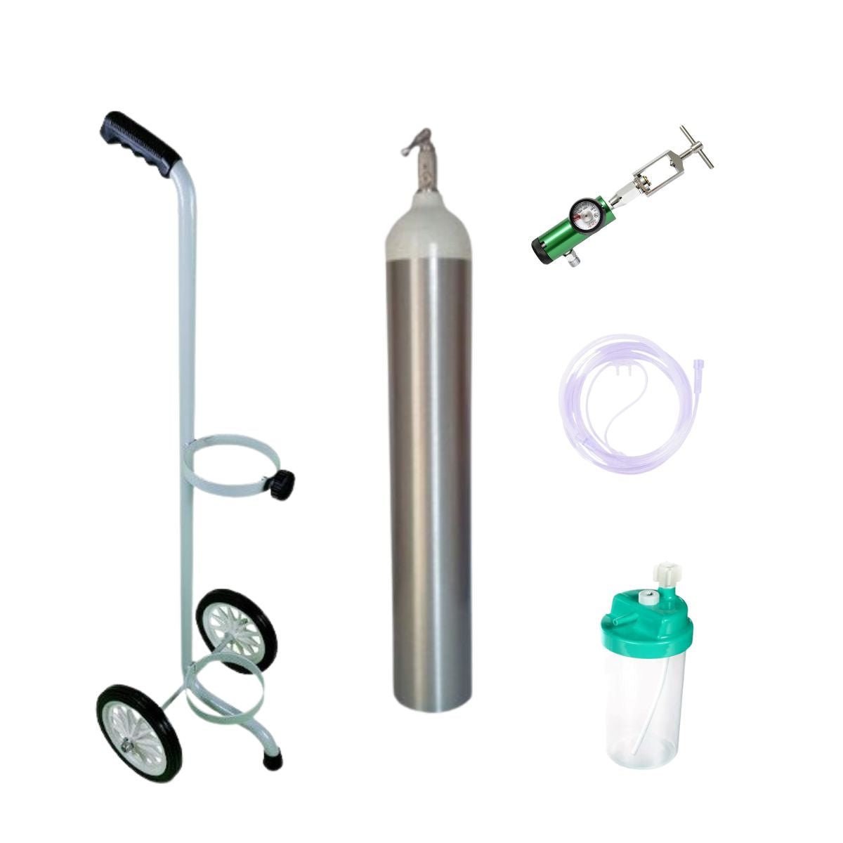 Cilindro de Oxigeno Portatil Tipo E Kit Completo - tubotiquin.cl