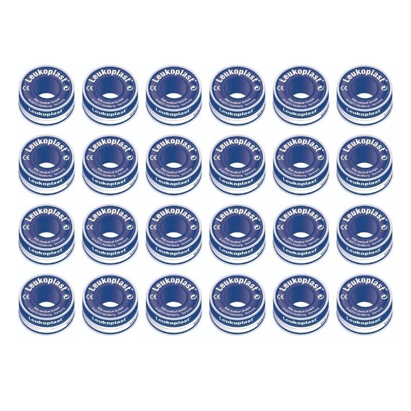Cinta Adhesiva Leukoplast 1.25 cm Blanco cj/24 unidades - tubotiquin.cl