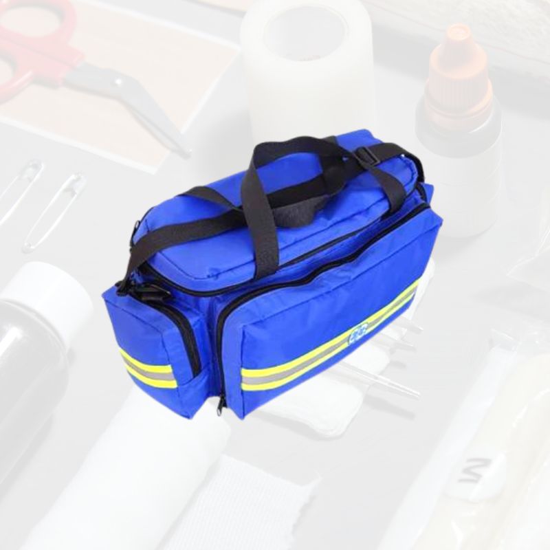 Botiquín Trauma Avanzado Azul con insumos Paramédico - tubotiquin.cl