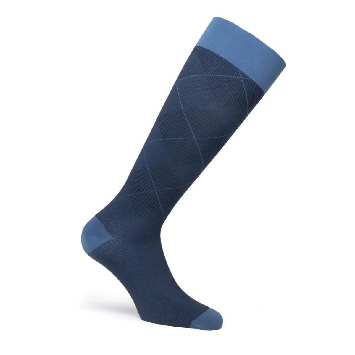 Calcetín Casual Pattern 15 - 20 mmhg Azul - tubotiquin.cl