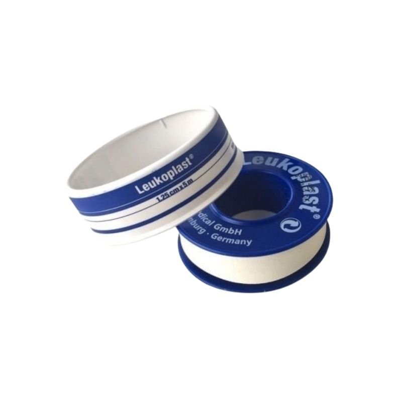 Cinta Adhesiva Leukoplast 1.25 cm Blanco cj/24 unidades - tubotiquin.cl
