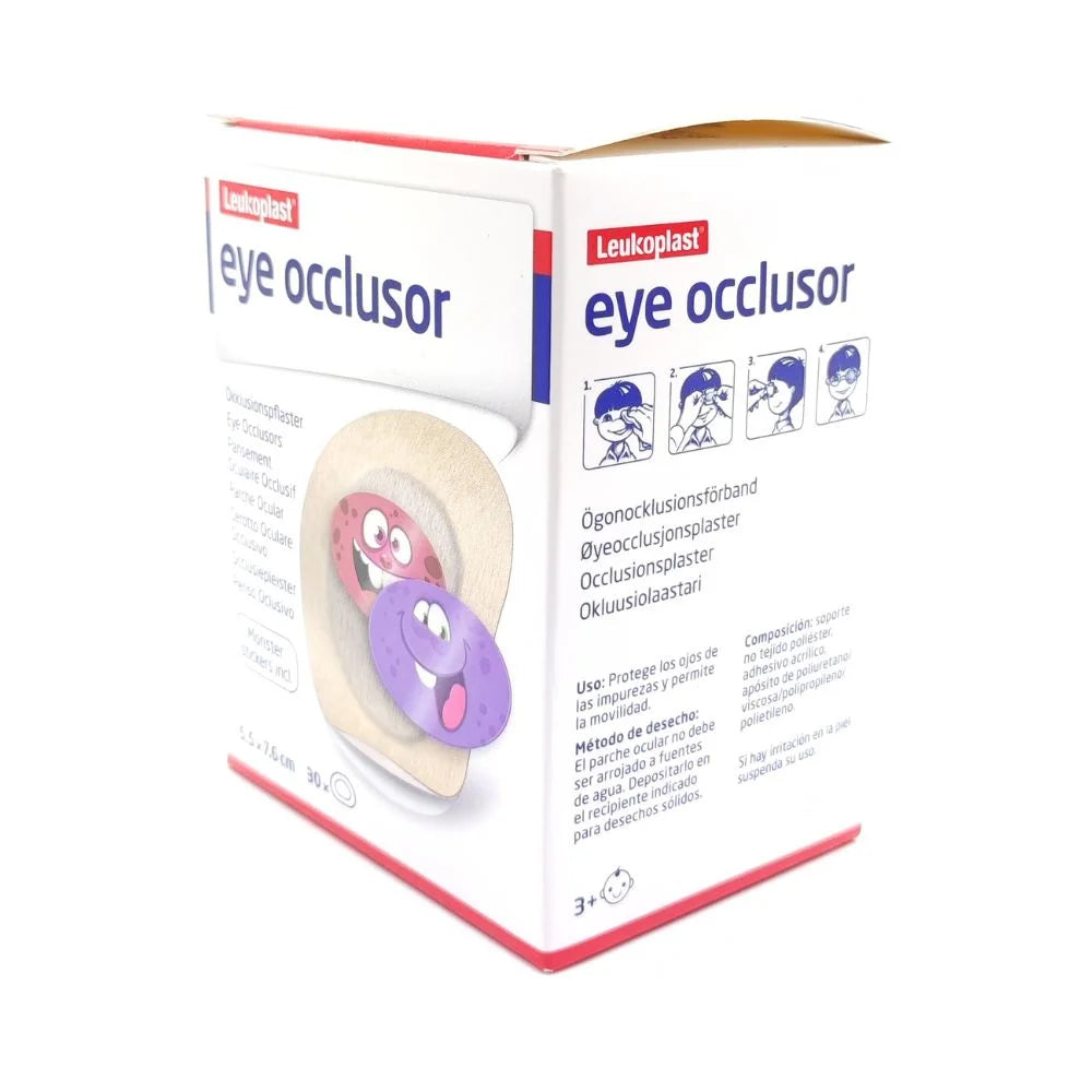 Leukoplast Eye Occlusor packaging plegadiza 30 unidades — parche ocular adulto BSN Medical Chile