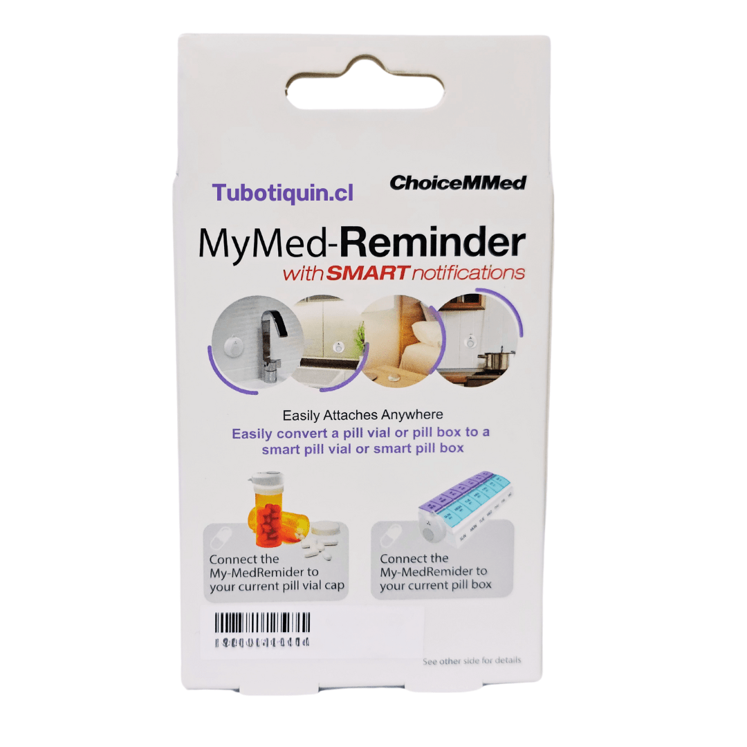 Pastillero con alarma inteligente PR118 Choicemmed — recordatorio medicamentos adultos mayores