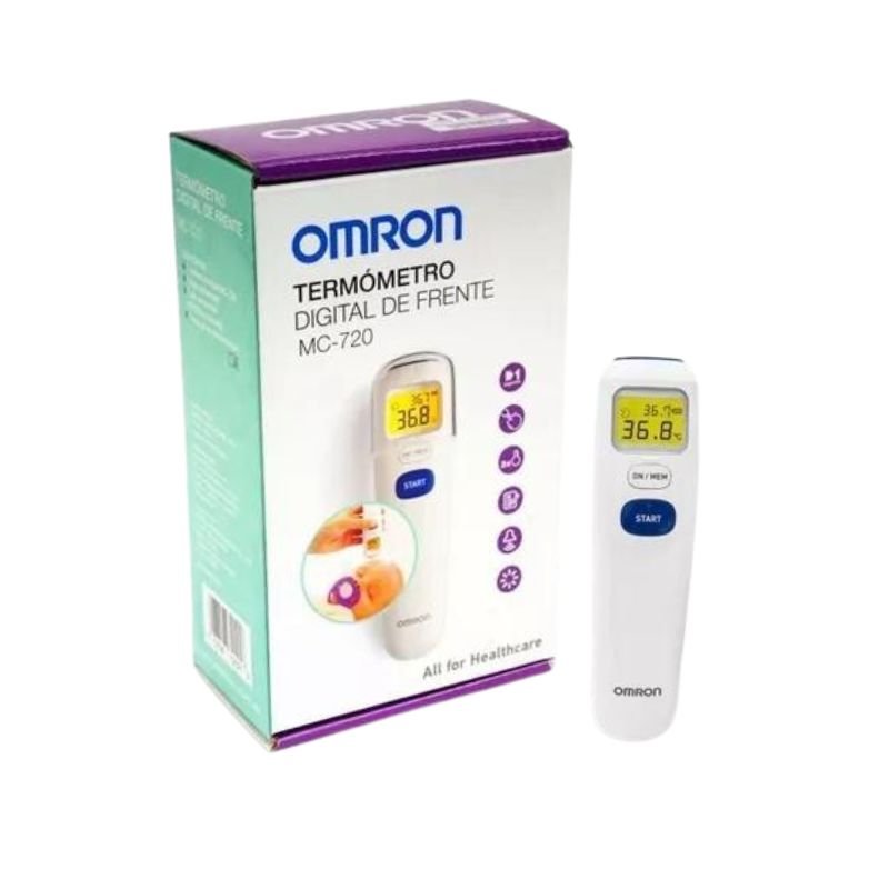 Termómetro Sin Contacto Infrarrojo Omron MC - 720 - tubotiquin.cl