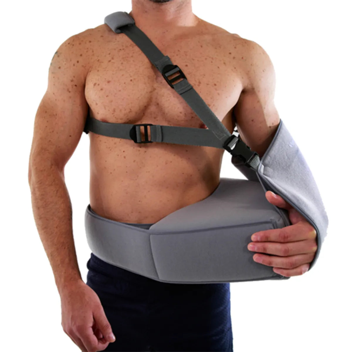 Abductor de hombro Blunding 45 grados en posición frontal | Soporte ortopédico post quirúrgico