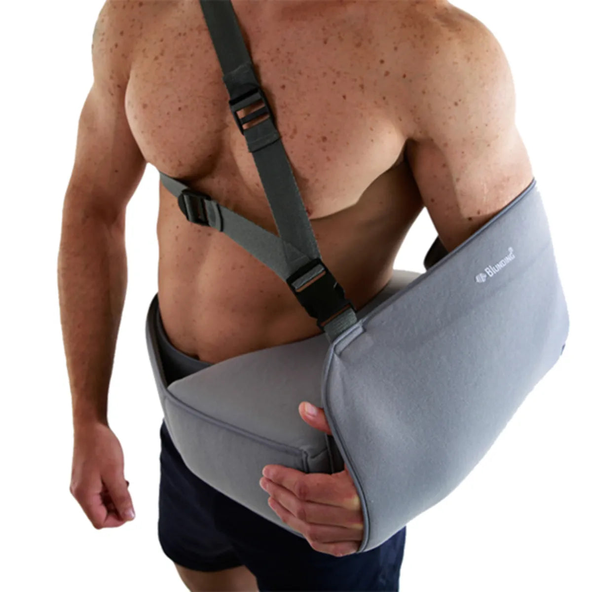 Abductor de hombro Blunding 45 grados vista lateral | Dispositivo de rehabilitación de hombro