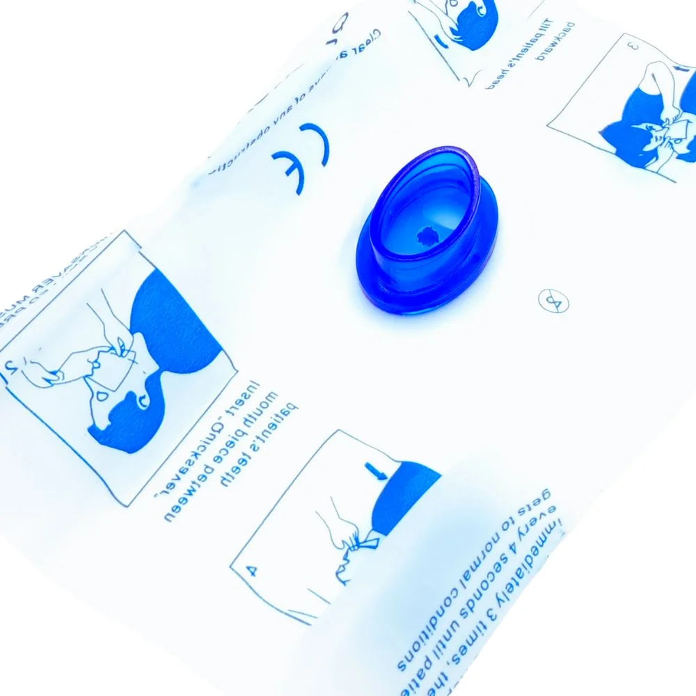 Barrera de protección RCP boca a boca Quicksaver para evitar contacto directo