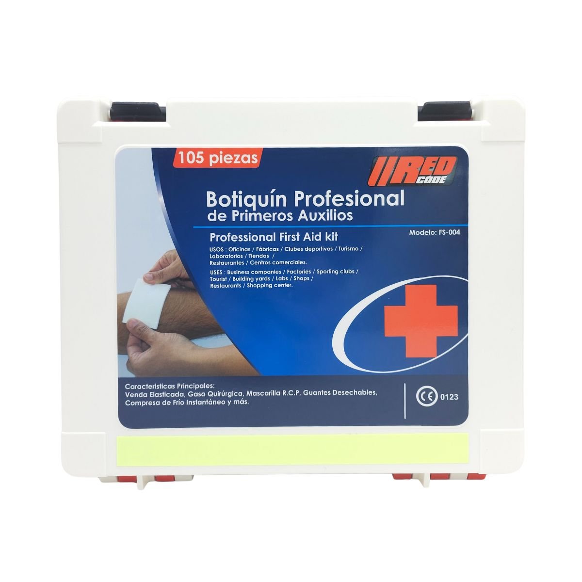 Botiquín 25 Personas - Red Code FS - 004 - Primeros Auxilios - tubotiquin.cl