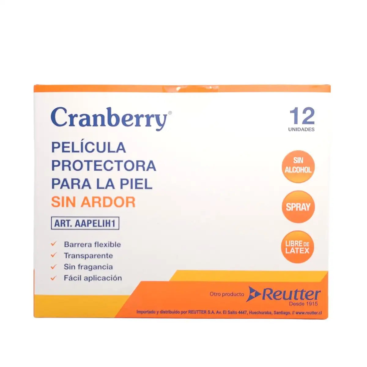 Protector Cutáneo Cranberry 28 mL - Película Sin Ardor para Piel Sensible
