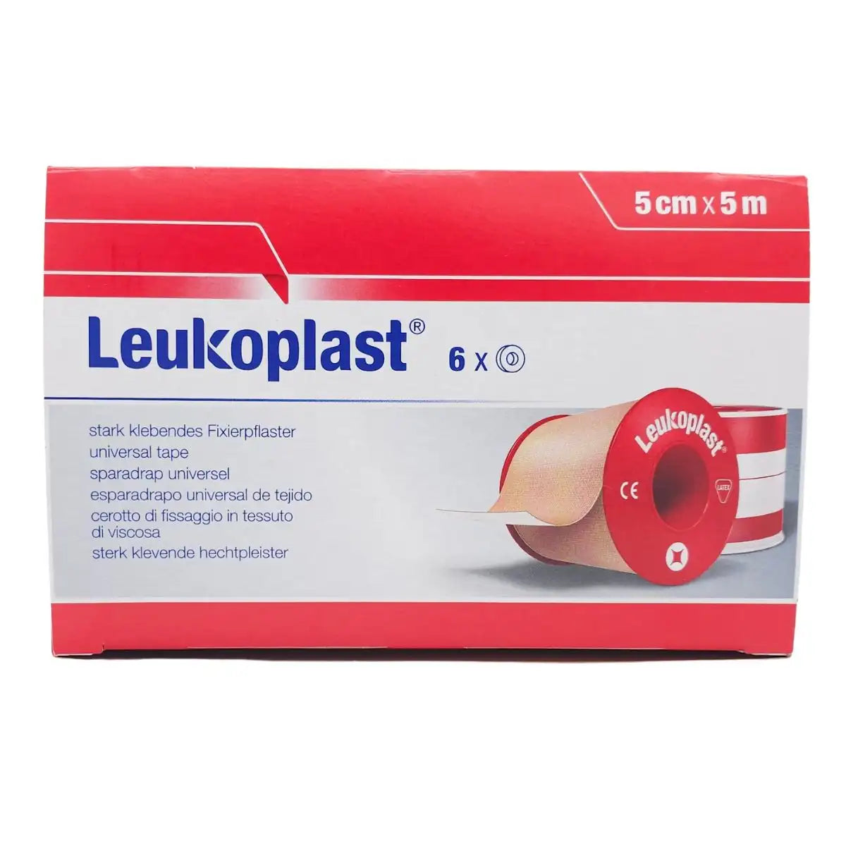 Cinta Leukoplast Beige — Tela Adhesiva Color Piel BSN Medical
