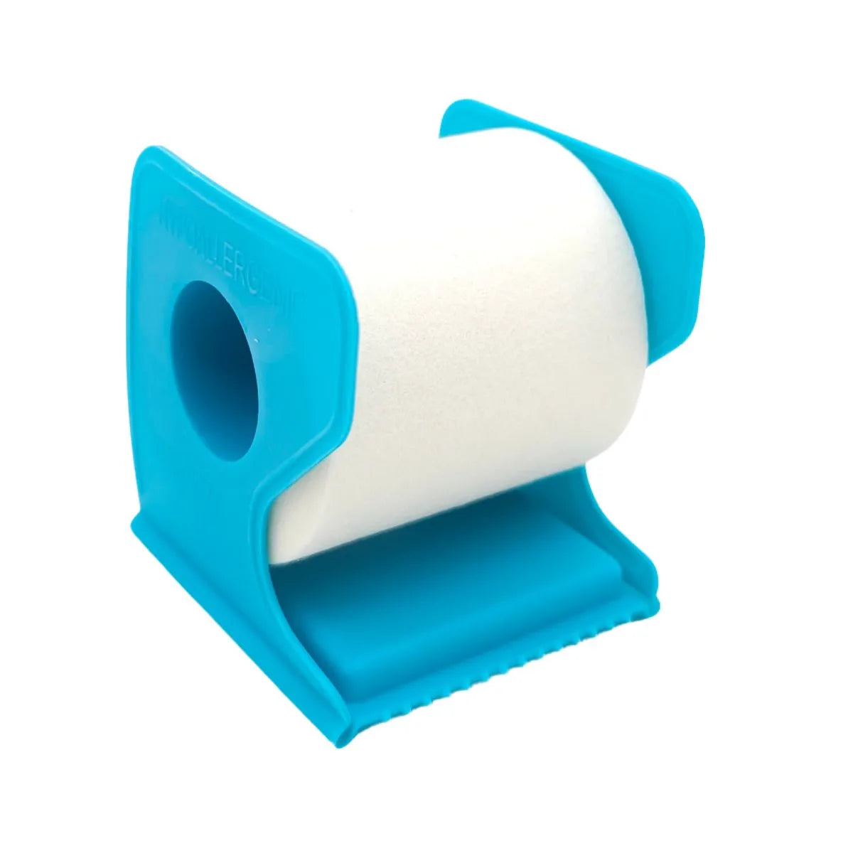 Cinta microporosa blanca 5 cm x 9,2 m con dispensador — papel adhesivo hipoalergénico Global Healthcare