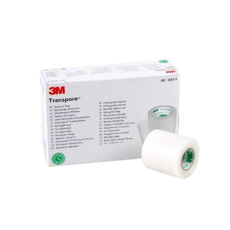 Cinta Transpore 3M 5 cm x 9.1 m | Caja x6 Unidades - tubotiquin.cl