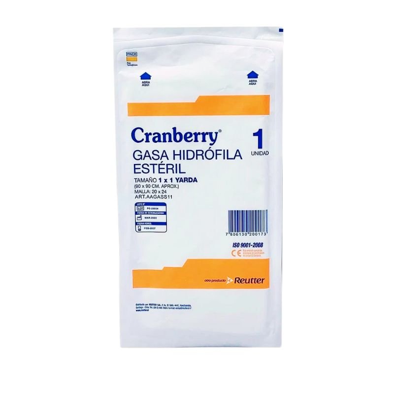 Gasa Hidrófila Estéril - tubotiquin.cl