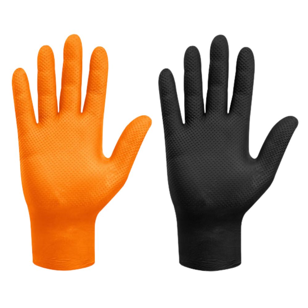 Guantes de Nitrilo Texturizado Raven 8g | Steelpro