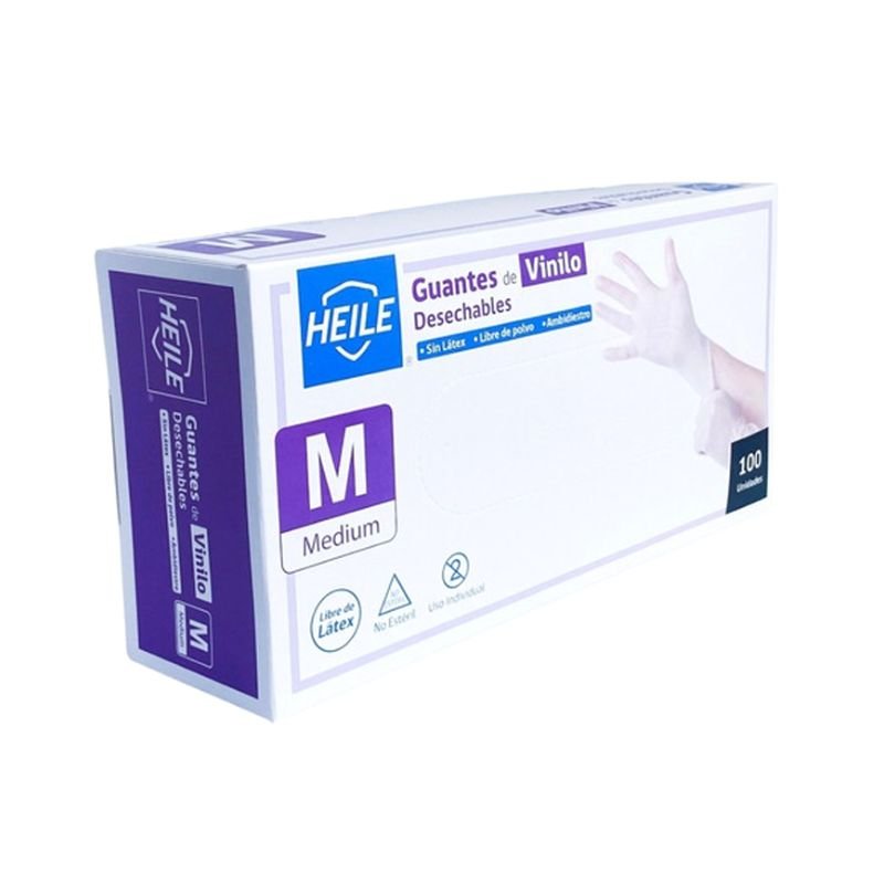 Guantes Vinilo Heile - tubotiquin.cl