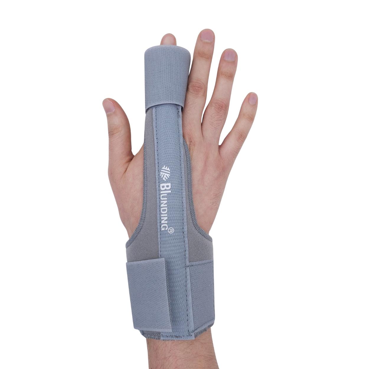Inmovilizador de dedo índice Blunding, férula ortopédica ajustable en la mano