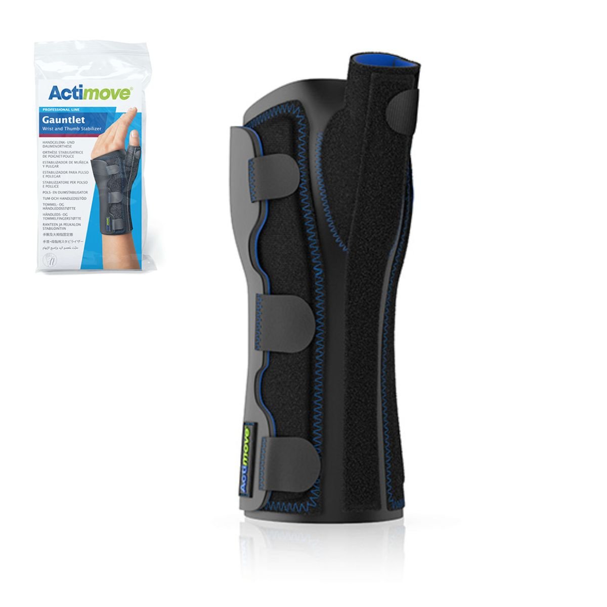 Inmovilizador de Muñeca y Pulgar ACTIMOVE Gauntlet - Férula Ortopédica - tubotiquin.cl