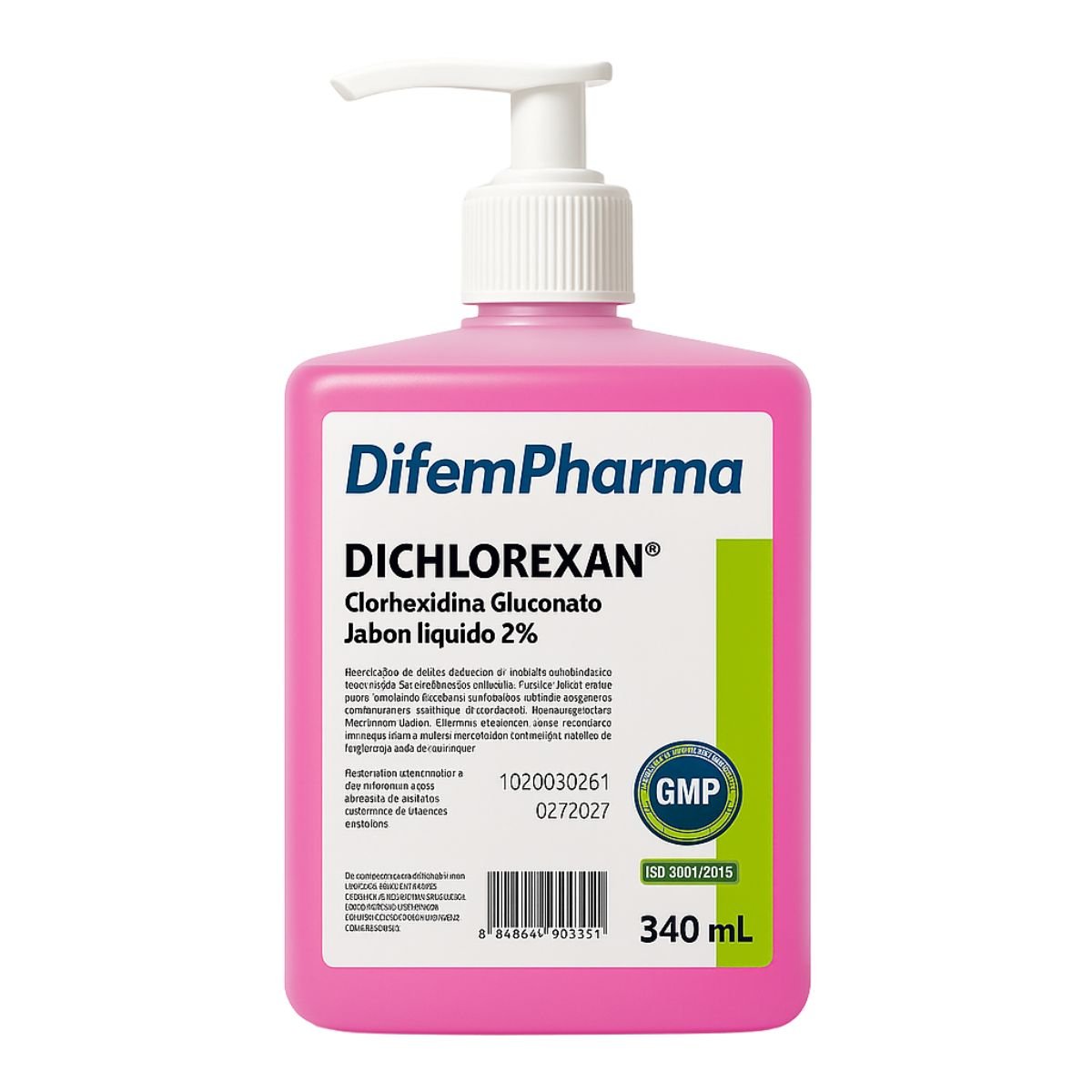 Jabón Dichlorexan 2% Liquido - tubotiquin.cl