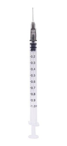 Jeringa de tuberculina Cranberry AAJECR01 — aguja 27G ½ pulgada 13mm calibre fino