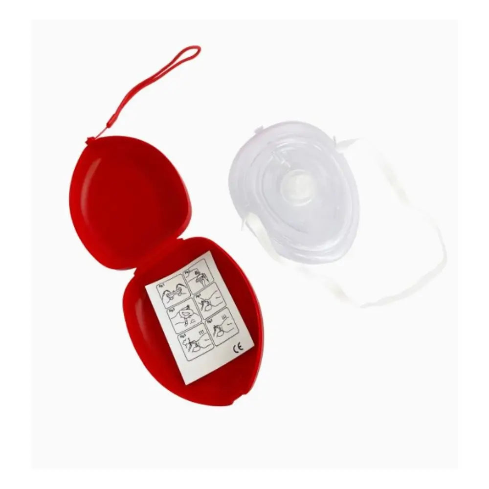 Mascarilla RCP pocket mask con estuche y tarjeta de instrucciones