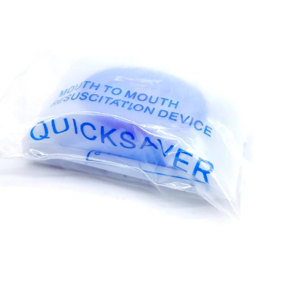 Mascarilla RCP Quicksaver en empaque individual para uso en primeros auxilios