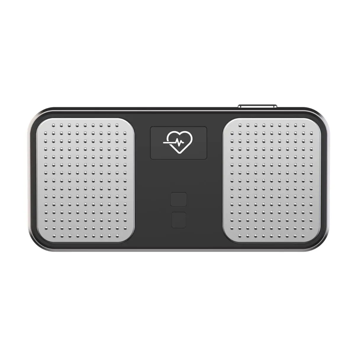 Monitor ECG portátil ChoiceMMed MD100C con electrodos frontales y diseño compacto