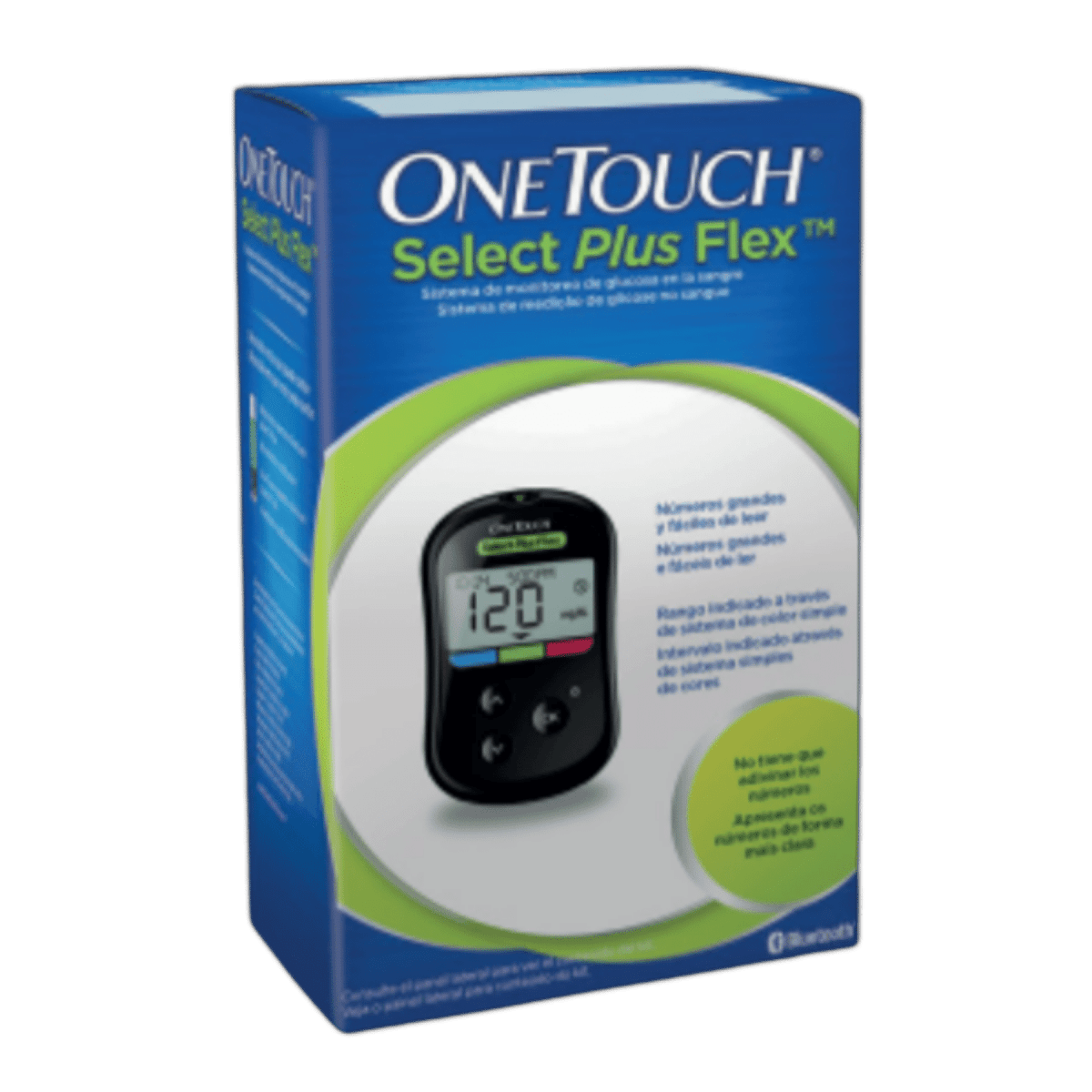 Glucometro Onetouch Select Plus Flex Bluetooth - tubotiquin.cl