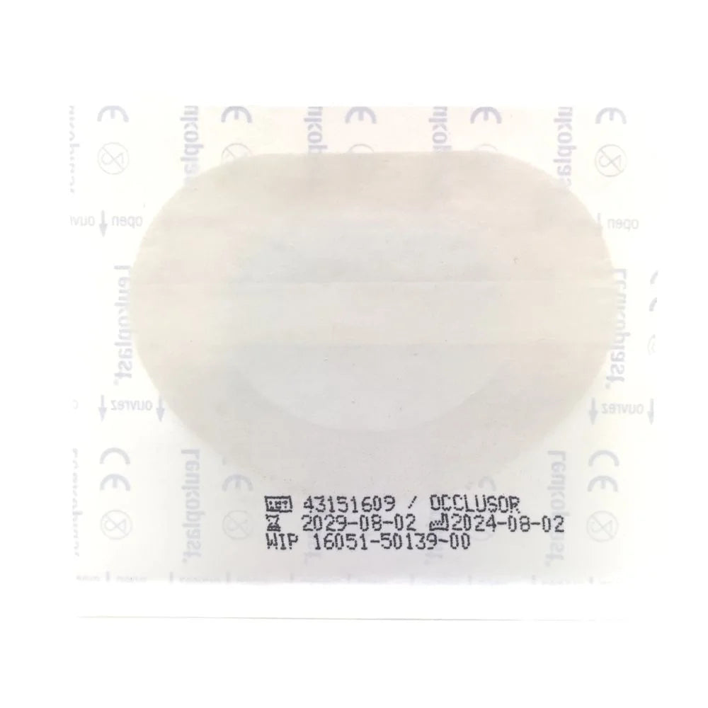 Detalle de parche ocular adulto Leukoplast Eye Occlusor adhesivo