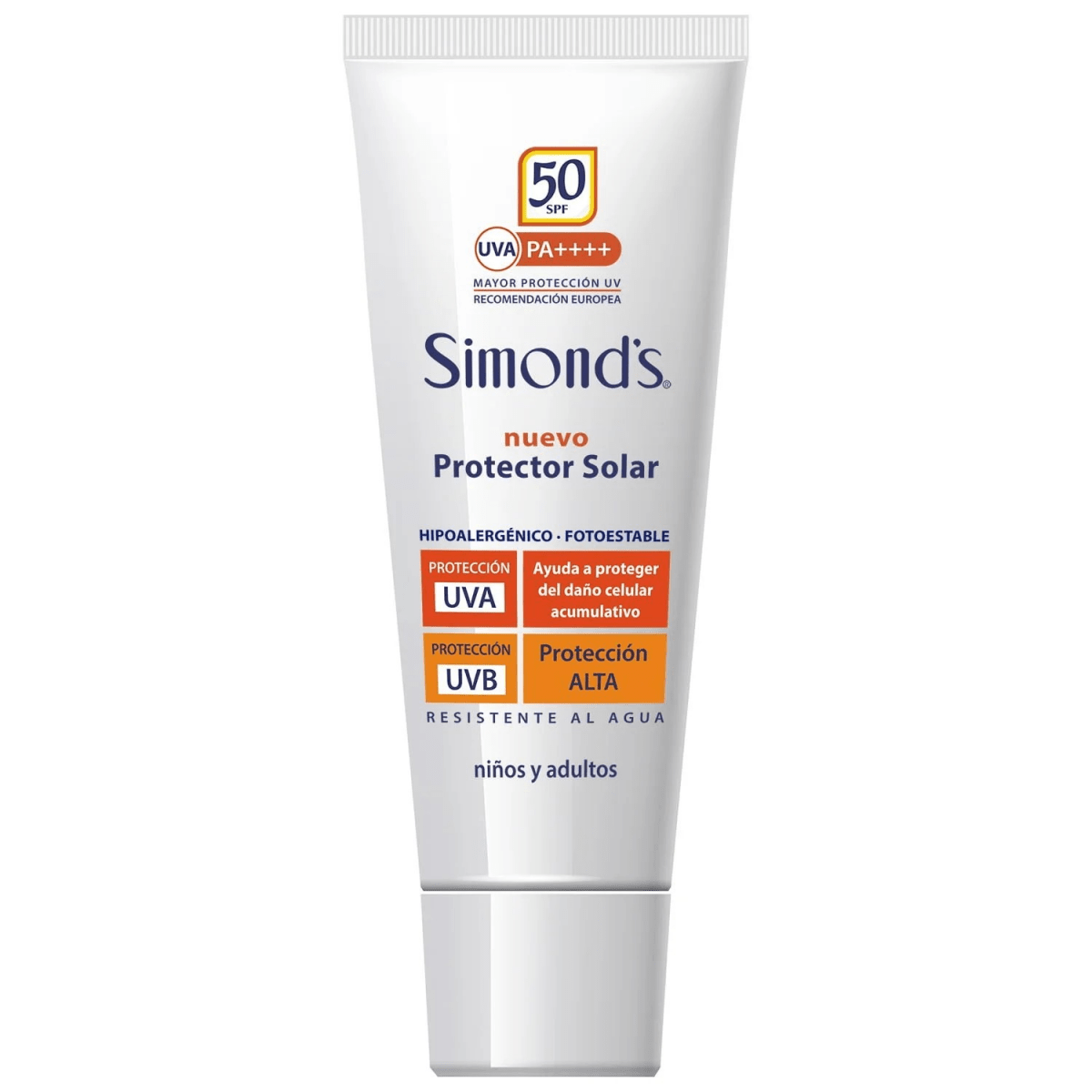 Protector Solar SPF50 Crema Pomo 50 mL Simonds - tubotiquin.cl