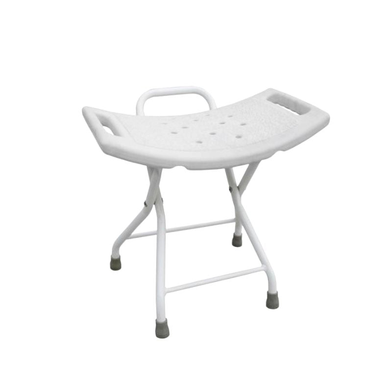 Silla para ducha plegable antideslizante para adulto mayor - Capacidad 100kg