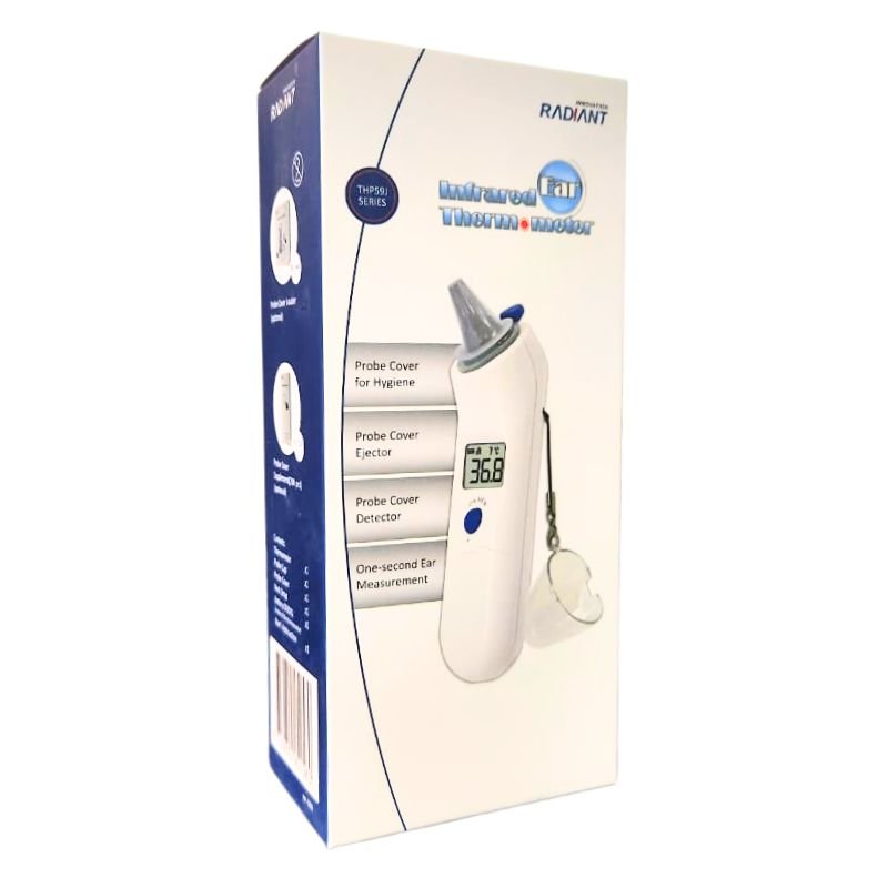 Termómetro infrarrojo de oído Bluetooth - tubotiquin.cl