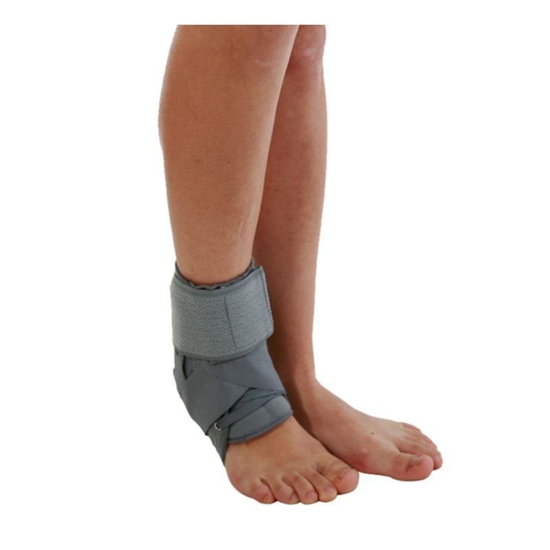 Tobillera Blunding con sistema de ajuste en 8 y velcro vista frontal