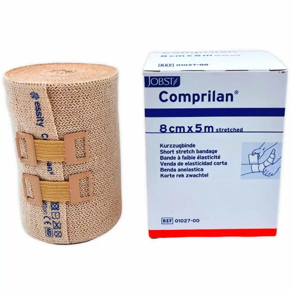 Venda Comprilan 8 cm BSN Medical — vendaje compresivo corta extensibilidad 100% algodón