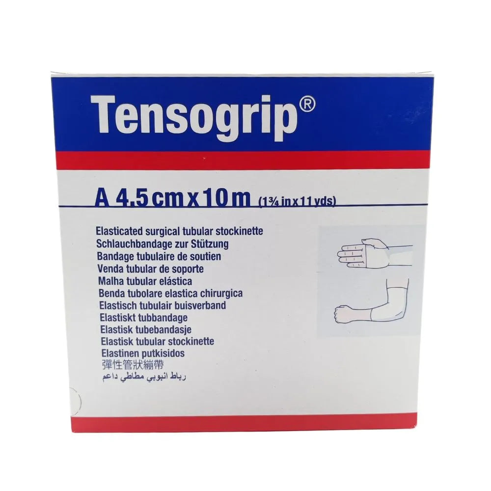 Vendaje tubular Tensogrip A 4.5 cm x 10 m, soporte elástico para compresión y sujeción