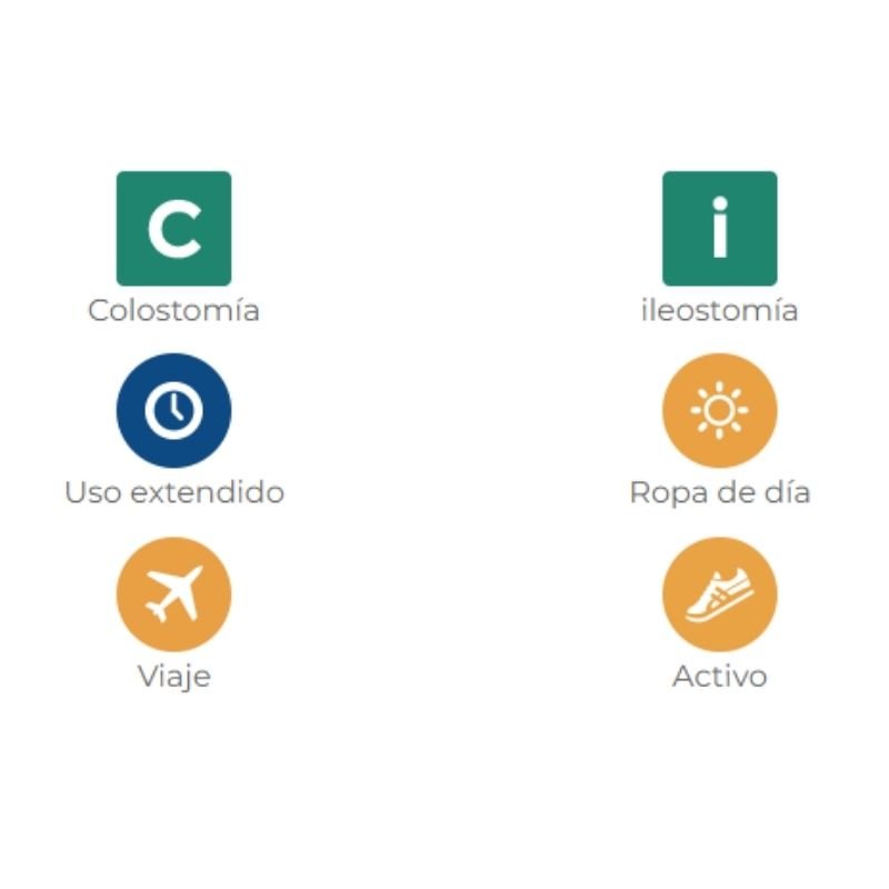 Bolsa Drenable de una pieza Esteem Opaco 19 - 64 mm - tubotiquin.cl