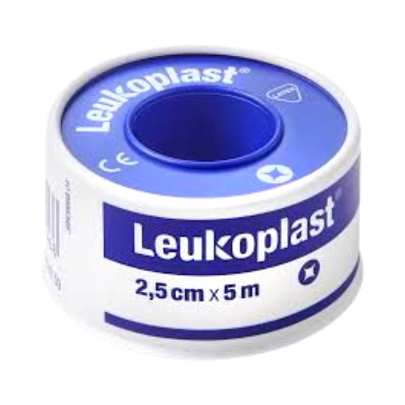 Cinta Adhesiva Leukoplast 2.5 cm Blanco - tubotiquin.cl