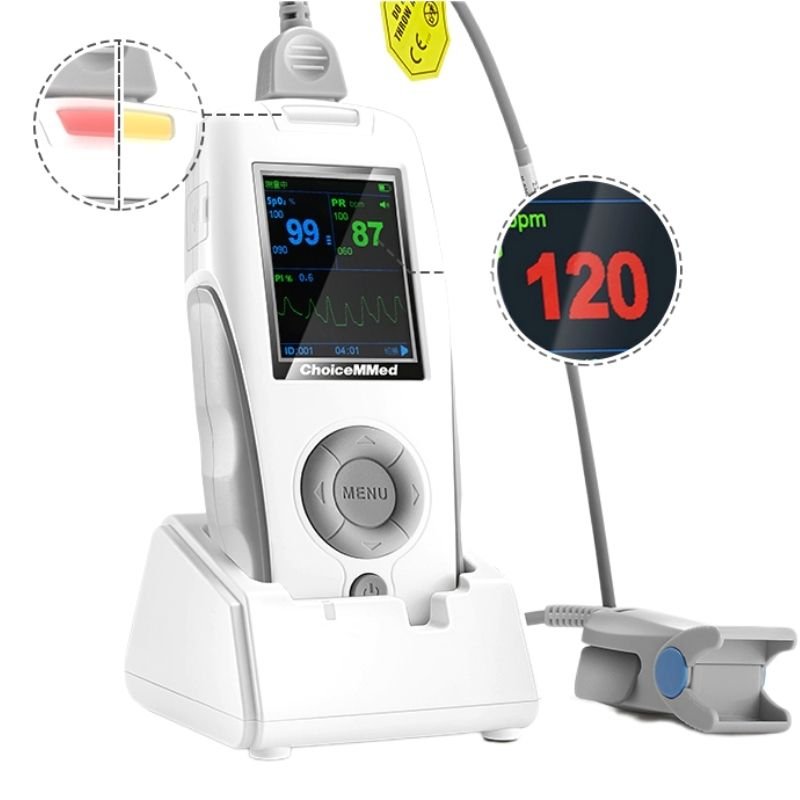 Soporte de Mesa y Cargador para Oxímetro MD300K2 - tubotiquin.cl
