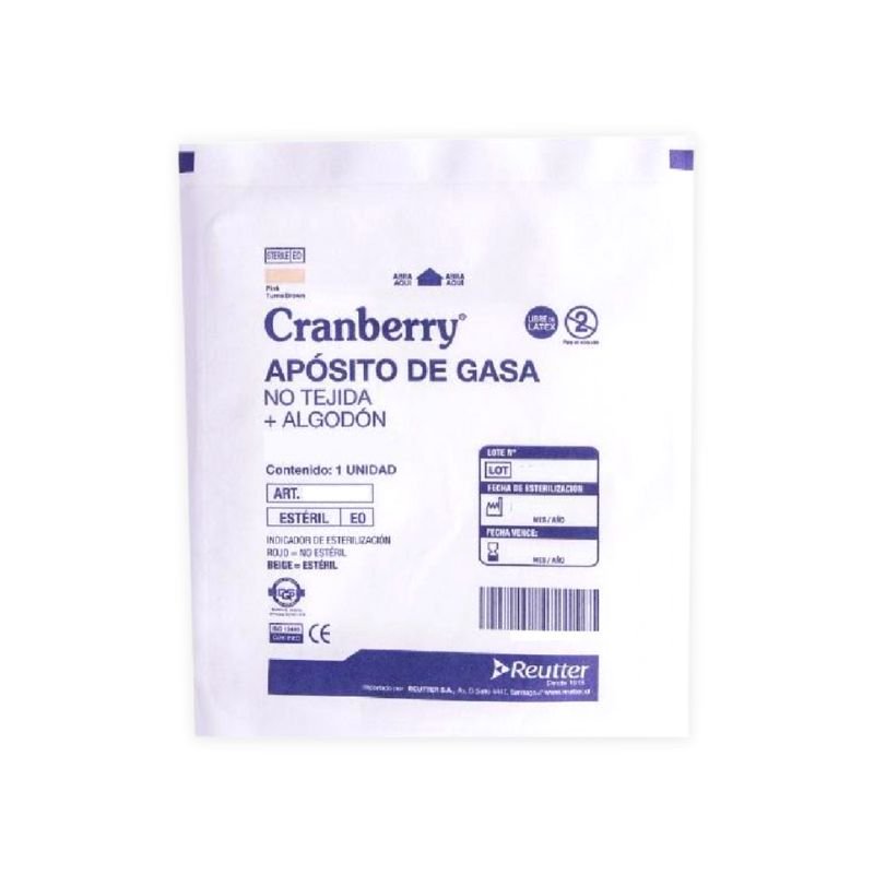 Apósito Gasa no tejida más Algodón 10x20cm unid - tubotiquin.cl