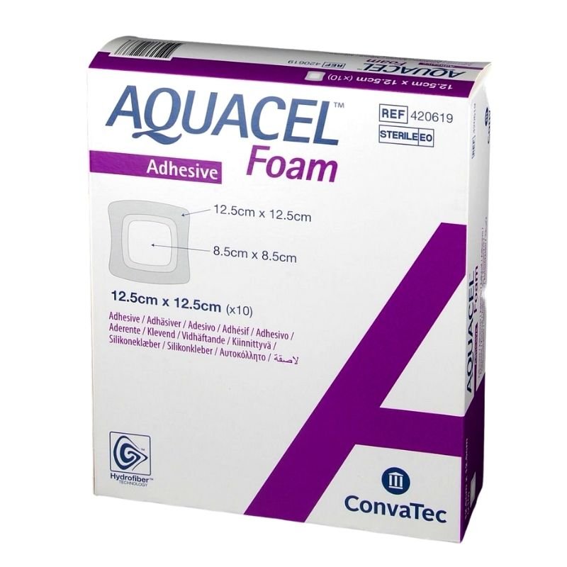 Aquacel Foam Adhesivo 12,5cm x 12,5cm - tubotiquin.cl