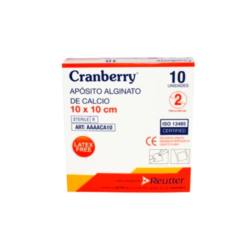 Apósito Alginato de Calcio 10cm x 10cm unid - tubotiquin.cl