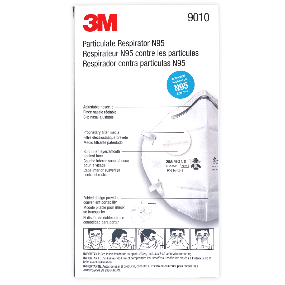 Mascarilla 3M N95 9010 cj/50 - tubotiquin.cl