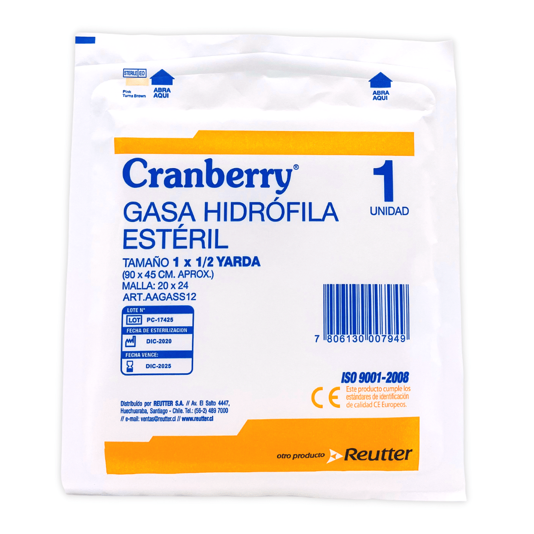 Gasa Hidrófila Estéril - tubotiquin.cl