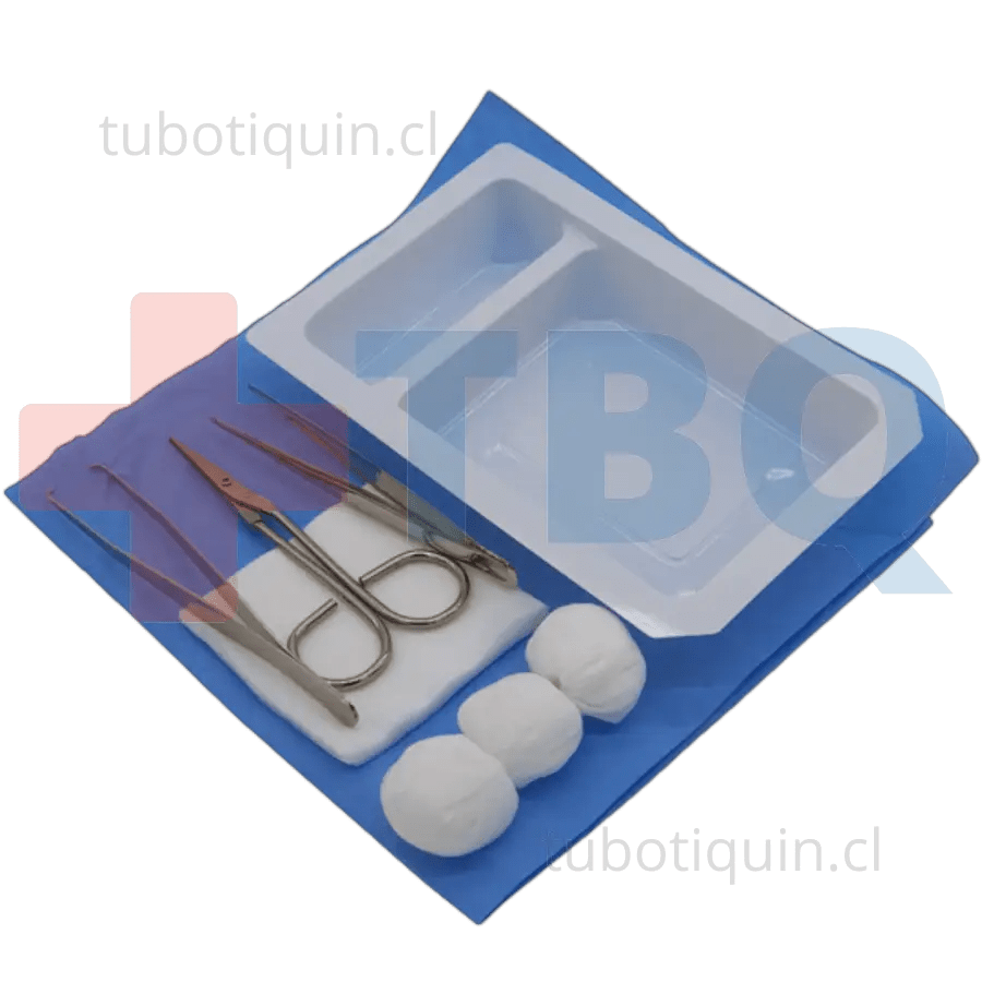 Kit de Curación Desechable Estéril GHC - 2 Pinzas - tubotiquin.cl