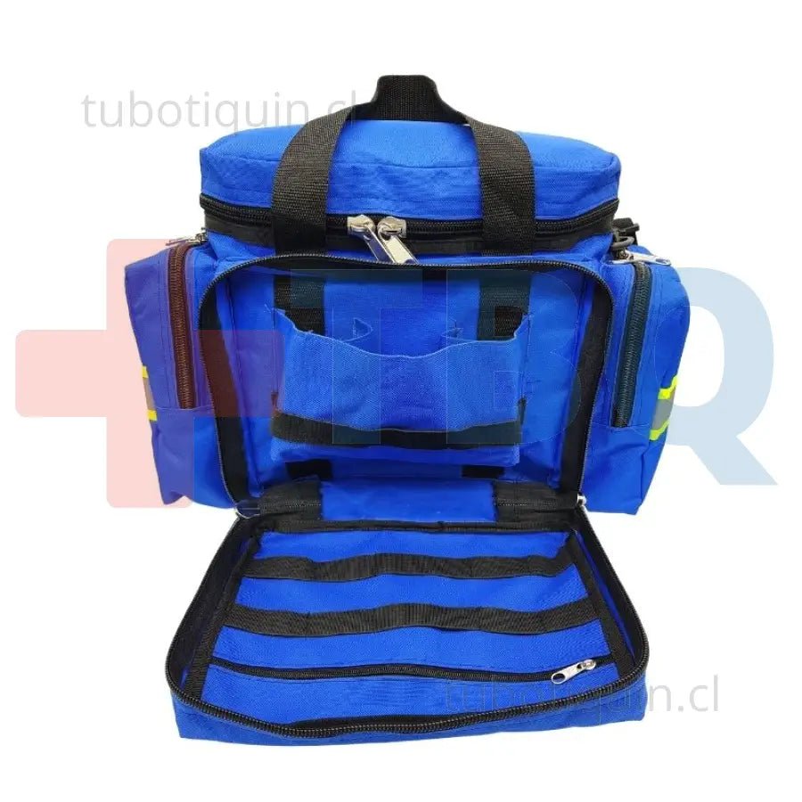 Botiquin Paramedico Primeros Auxilios Basico Azul - tubotiquin.cl