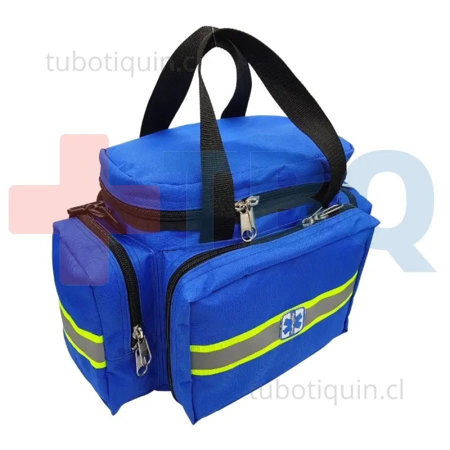 Botiquin Paramedico Primeros Auxilios Basico Azul - tubotiquin.cl