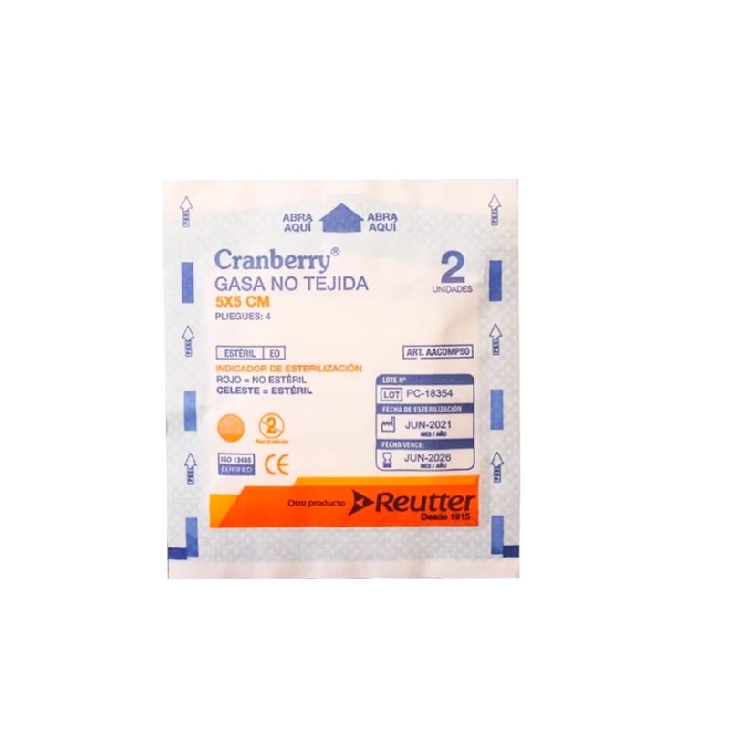 Gasa Esteril No Tejida - tubotiquin.cl