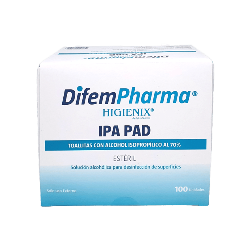 Higienix Alcohol IPA PAD cj/100 - tubotiquin.cl