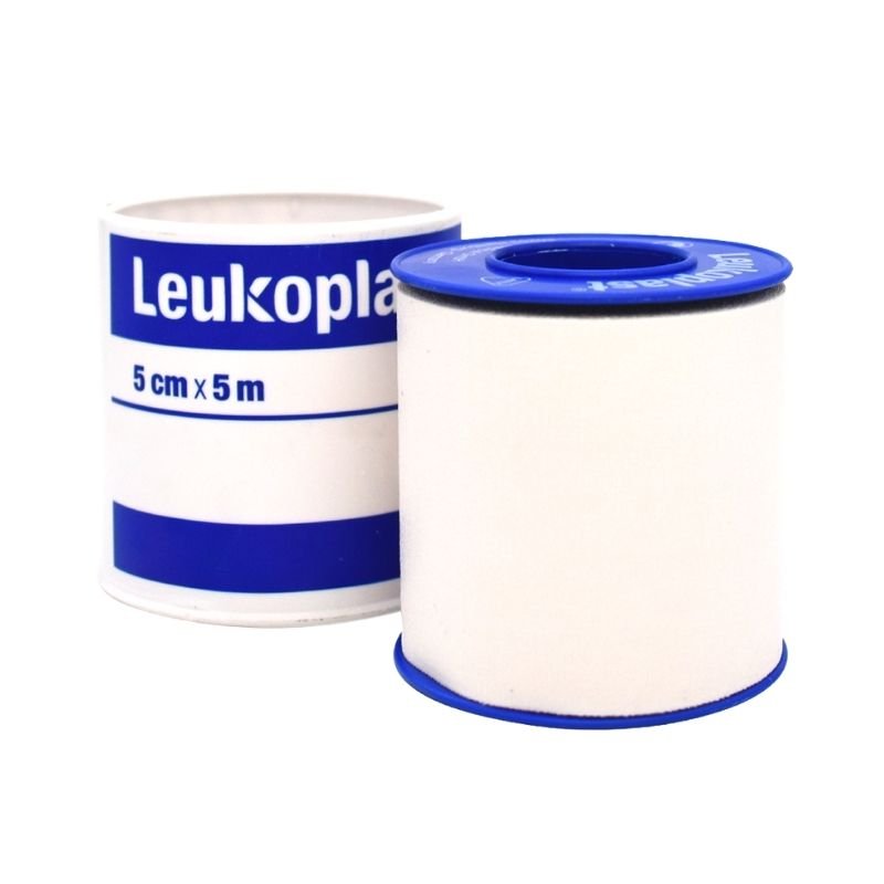 Cinta Adhesiva Leukoplast 5 cm Blanco - tubotiquin.cl